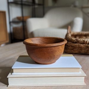 Vintage Teak Wood Bowl